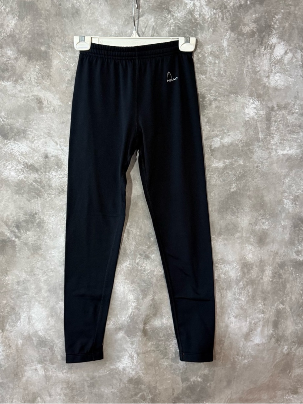 Head Black Performance Leggings with Small White Logo (love 20)
